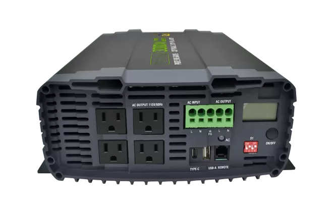 PST3000-12 3000W Pure Sine Wave Power Inverter with UPS Transfer Switch