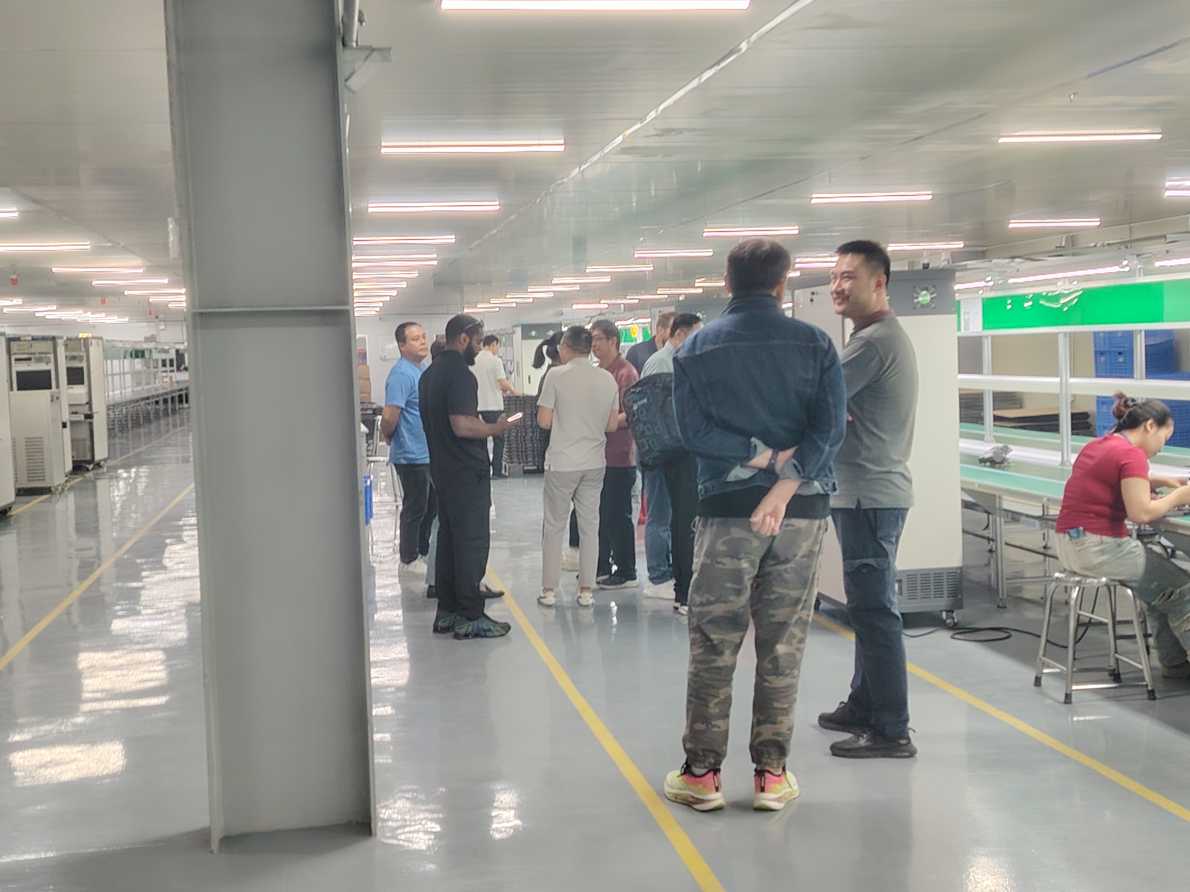 World-class customer QC survey at New Power Technology Vietnam OEM factory - inverter and charger production line