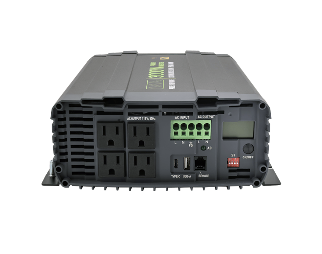 3000W 12V Pure Sine Wave Inverter with UPS Transfer Switch